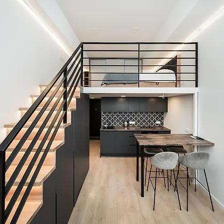 Stylish Loft With An Amazing Roof Top Terrace By Urban Rent Apartment Kaunas