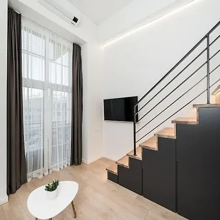 Apartment Stylish Loft With An Amazing Roof Top Terrace By Urban Rent Kaunas