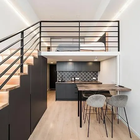 Stylish Loft With An Amazing Roof Top Terrace By Urban Rent Apartment Kaunas